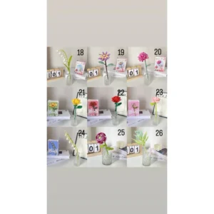 Mô hình hoa lẻ xinh xắn